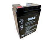 6V 4AH CASIL CA640 National Power GS012P3LL Emergency Lighting Battery