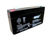 First Power FP613 6v 1.3ah Sealed Lead Acid Replacement Battery w F1 Terminal F