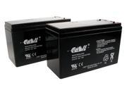 2 CASIL 12V 7AH CA1270 Battery Replaces npw36 12 gp1272 np7 12 bp7 12 ps 12
