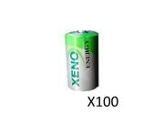(100) XENO ER14252 1/2AA LITHIUM BATTERIES FOR TADIRAN TL-2150,TL-4902,TL-5101 (100) XENO ER14252 1/2AA LITHIUM BATTERIES FOR TADIRAN TL-2150,TL-4902,TL-5101