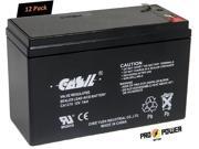 (12) CASIL 12V 7AH CA1270 Replacement SLA Battery for AGT LA1270 (12) CASIL 12V 7AH CA1270 Replacement SLA Battery for AGT LA1270