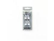 HICKIES 1.0 Original Elastic One Size Fits All No Tie Laces Silver Pack Of 14 Laces