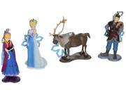 Disney Frozen 4 Figurines Collectible Keychains