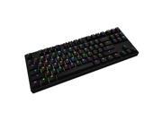 ikbc F87 RGB Double Shot PBT Mechanical Gaming Keyboard w Cherry MX Blue Switches Black