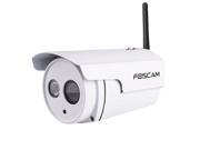 Foscam FI9803P Outdoor Waterproof 720P Wireless Day Night IP Camera w 36 IR LEDs White