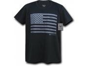 RapDom USA Flag Mens Graphic Tee [Black 2XL]