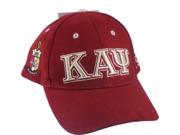 Kappa Alpha Psi Fraternity Inc. Low Profile Mens Cap [Crimson Red Adjustable]