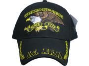 U.S. Army We Hold The Cards with Eagle Mens Cap [Black Adjustable]