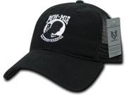 RapDom POW MIA Relaxed Trucker Mens Cap [Black Adjustable]