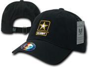 RapDom U.S. Army Strong The Lieutenant Military Mens Cap [Black Adjustable]