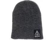 Harry Potter Deathly Hallows Marled Knit Slouch Beanie [Charcoal Grey Ages 14 ]