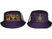 Omega Psi Phi Divine 9 S3 Mens Bucket Hat [Purple 59 cm]