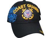 Coast Guard Logo Shadow Mens Cap [Black Adjustable]