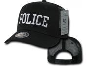 RapDom Police Back To The Basics Mesh Mens Cap [Black Adjustable]