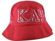 Kappa Alpha Psi Embroidered Bucket Hat [Red S M]