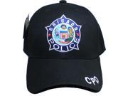 Chicago Police Dept Sandwich Bill Mens Cap [Black Adjustable]