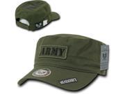 RapDom Army Cadet Reversible Mens Cap [Olive Green Adjustable]