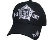 Chicago Police K 9 Unit Mens Cap [Black Adjustable]