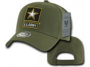 RapDom Army Strong Star Back To The Basics Mens Cap [Olive Green Adjustable]
