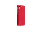 IMAX® Matte Hard Rubberized Skin Case Snap On Protective Cover for HTC626 Case red