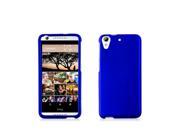 IMAX® Matte Hard Rubberized Skin Case Snap On Protective Cover for HTC 626 Case blue
