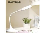 Haitral® LED Desk Lamp Eye friendly Dimmable 3 Lighting Modes Desk Lamp warm Nature Cool energy efficient 6w Keys Control 5 level Adjustable Brightness Table