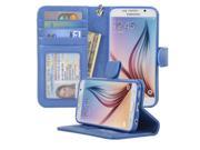 Navor Premium Flip Wallet Case for Samsung Galaxy S6