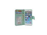 4.7 inch iPhone 6 Folio PU Leather Wallet Case Navor Mint