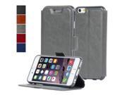 NAVOR® Ultra Slim Protective Flip Wallet Case for iPhone 6 6S [4.7 Inch] Grey