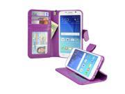 NAVOR® Protective Flip Wallet Case for Samsung Galaxy S6 Edge Purple