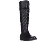 MIA Coraline Quilted Riding Boots Black 7 M US