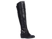 G by Guess Gaines Hidden Wedge Riding Boots Black 8 M US