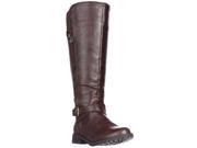 G by Guess Halsey Wide Calf Riding Boots Dark Brown 6 M US