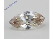 Marquise Cut Loose Diamond 0.97 Ct Natural Light Brown Color VS2 Clarity IGL Certified