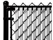 Chain Link Gray Double Wall Tube™ Privacy Slat For 4ft High Fence Bottom Lock