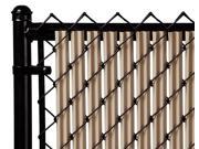 Chain Link Beige Single Wall Ridged™ Privacy Slat For 8ft High Fence Bottom Lock