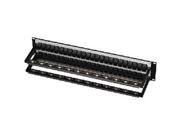 Black Box JPM806A R2 Box Feed Through 48 Port Cat 5E Network Patch Panel 48 X Rj 45