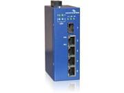 B B 5 Port Industrial PoE Ethernet Switch with SFP Port for Fast Ethernet Fiber