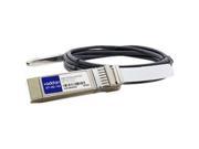 AddOn 10GBase direct attach cable SFP to SFP 10 ft fiber optic it may take up to 15 days to be received