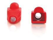 50PK RJ45 RED SNAGLESS BOOT
