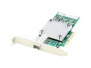 AddOn Dell GF668 Comparable 1Gbs Single Open SFP Port PCIe x4 Network Interface Card