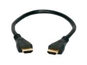 QVS 0.5 Meter High Speed HDMI UltraHD 4K with Ethernet Cable