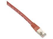 Black Box Cat6 400 MHz Shielded Solid Backbone Cable FTP PVC Brown 20 ft. 6.0 m