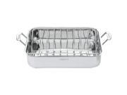 Cuisinart Chef s Classic Stainless 16 inch Rectangular Roaster with Rack