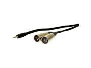 COMPREHENSIVE CABLE 10FT STEREO MINI TO 2XLR MALE