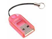 Kawin Smallest MicroSD TransFlash T Flash TF USB2.0 Memory Card Reader with Cover