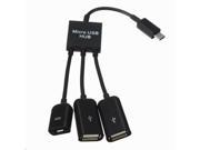 Kawin Micro USB Host OTG Hub Cable Adapter