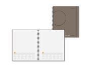 Plan. Write. Remember. Notebook with Reference Calendar 9 3 16 x 11 Gray