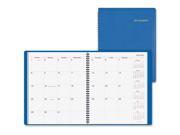 Monthly Apptmt. Planner Jan Dec Wirebound 9 x11 Blue