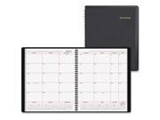 Monthly Planner in Business Week Format 8 x 10 White 2017